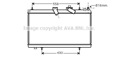 AVA QUALITY COOLING Radiators, Motora dzesēšanas sistēma PE2296